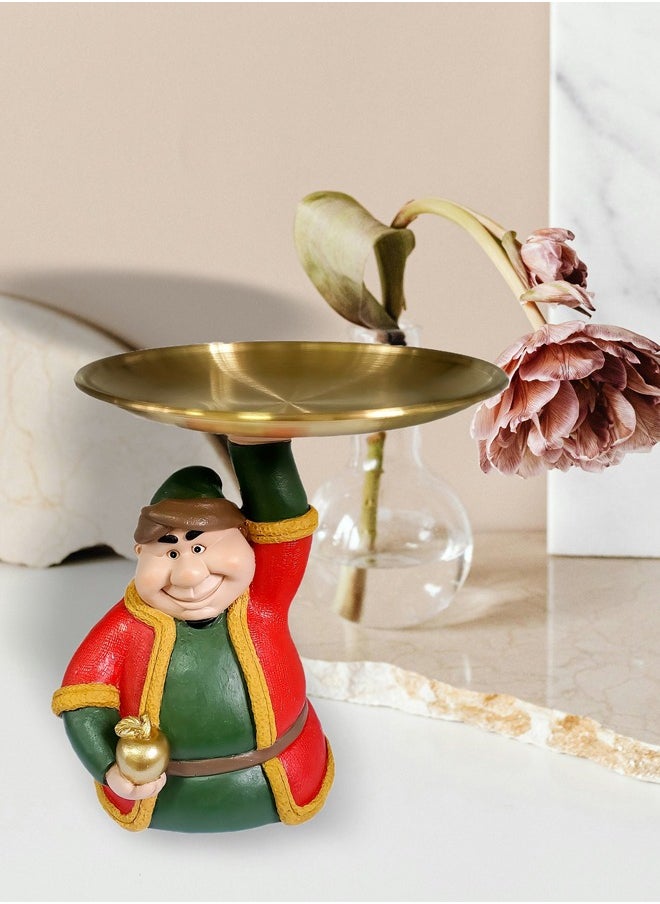 HOMESTAR Resin Ramadan Sculpture  Statue Tray for Entryway Multi-Purpose Holder Ornaments for Keys Candy Jewelry and Earrings - Perfect for Home Decor Dining Table Office Desk Decor  - Image 4