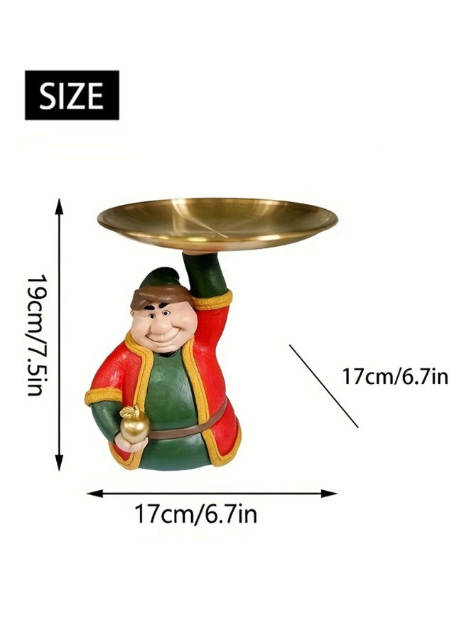 HOMESTAR Resin Ramadan Sculpture  Statue Tray for Entryway Multi-Purpose Holder Ornaments for Keys Candy Jewelry and Earrings - Perfect for Home Decor Dining Table Office Desk Decor  - Image 5