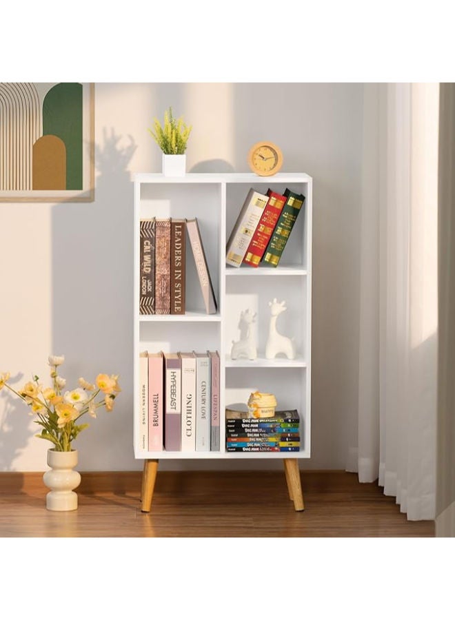 ماركة غير محددة مكتبة أنيقة وعملية مزيج مثالي بين التصميم والعملية لتنظيم كتبك وديكور منزلك.  - Image 1