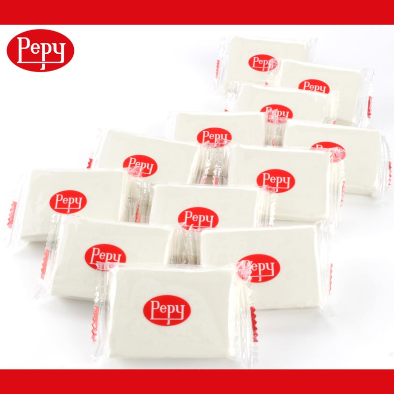 Pepy Plastilina Reusable and Non-Drying Modeling Clay; Set of 24 Bars, 1.4 Ounce Each, Perfect for Arts and Crafts Projects, White - Image 2