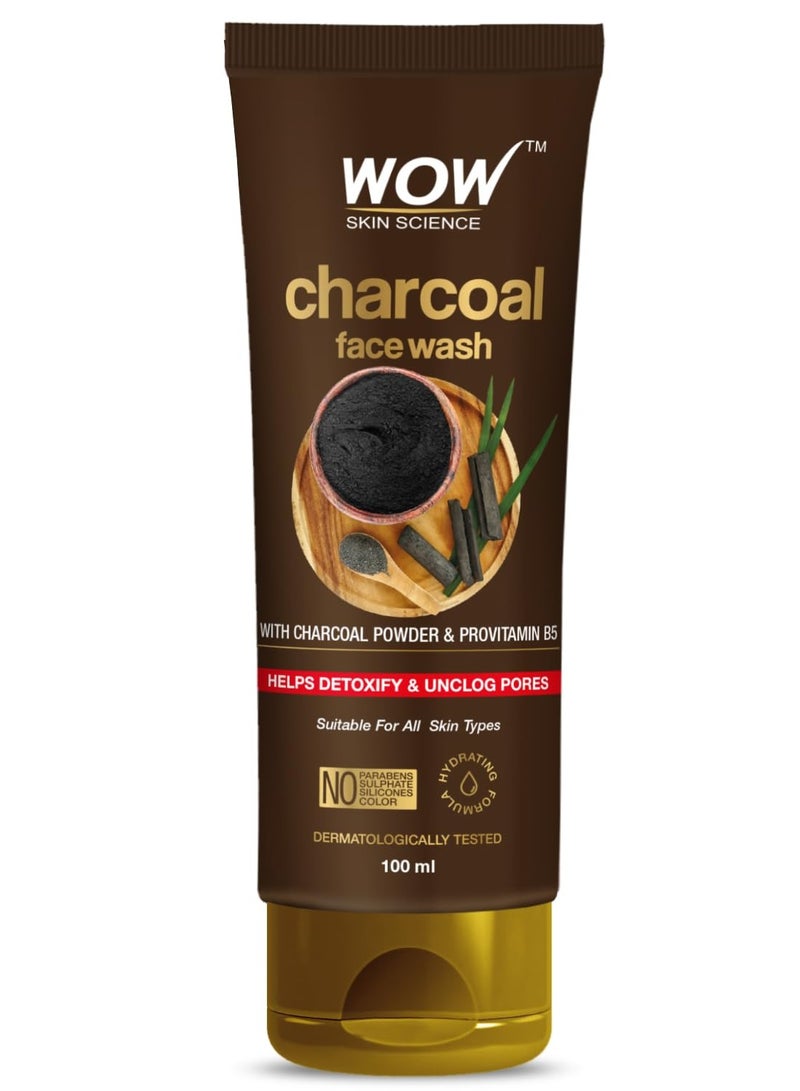 Skin Science Charcoal Face Wash | Detoxifies Skin | Unclogs Pores | Lifts of Pollutants & Dirt