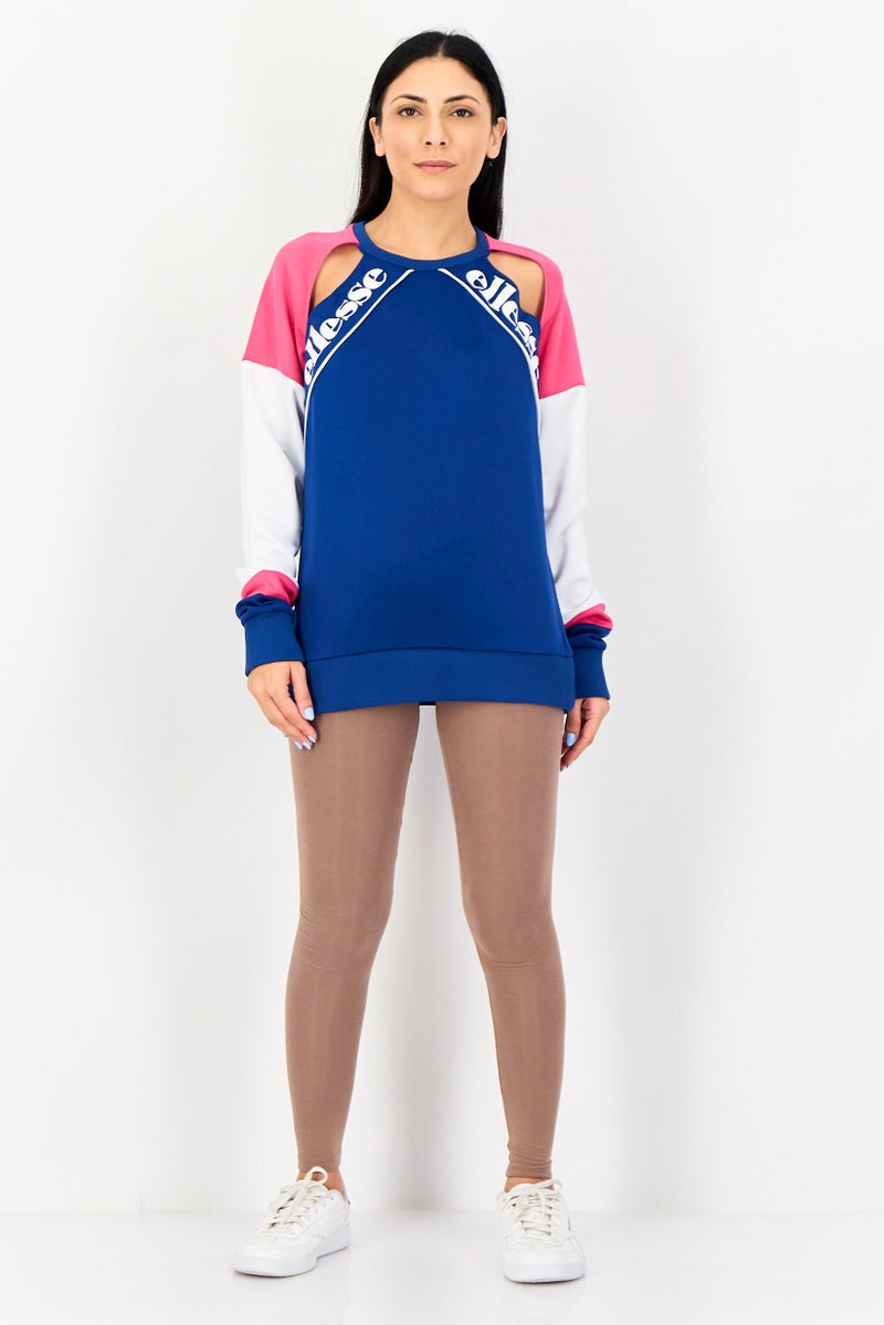 Ellesse Women Sportswear Fit Long Sleeve Outdoor Sweatshirt, Multicolor - Image 4