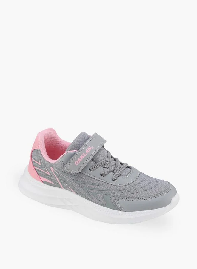 Oaklan By Shoexpress Girls Hook & Loop School Running Shoes