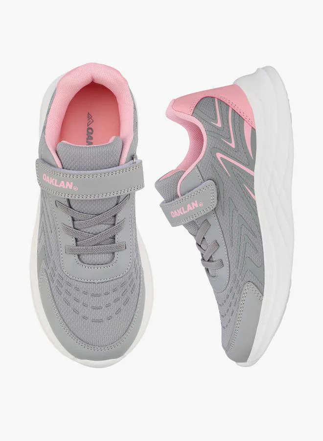 Oaklan By Shoexpress Girls Hook & Loop School Running Shoes