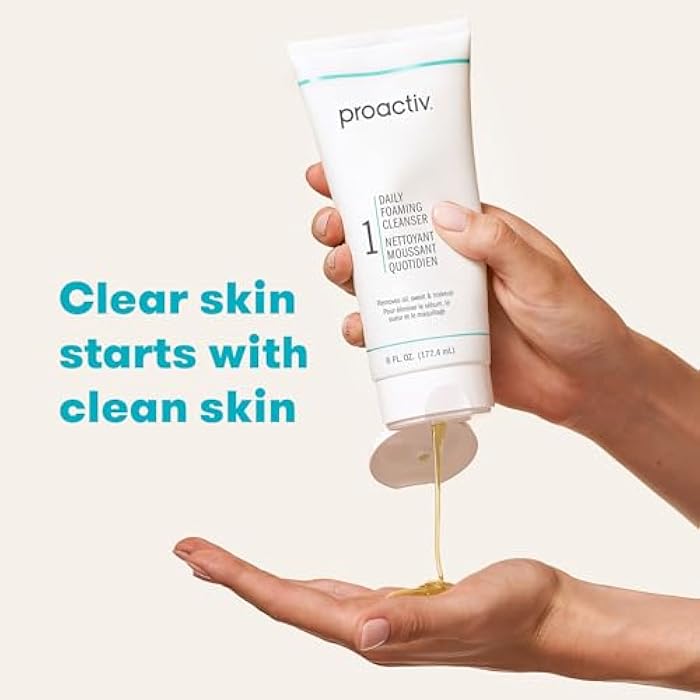 Proactiv Daily Foaming Cleanser for Acne-Prone Skin, Oil & Makeup Remover, Brightening Face Wash, Paraben-Free, Targets Post-Acne Dark Marks, 6 Fl Oz - Image 3