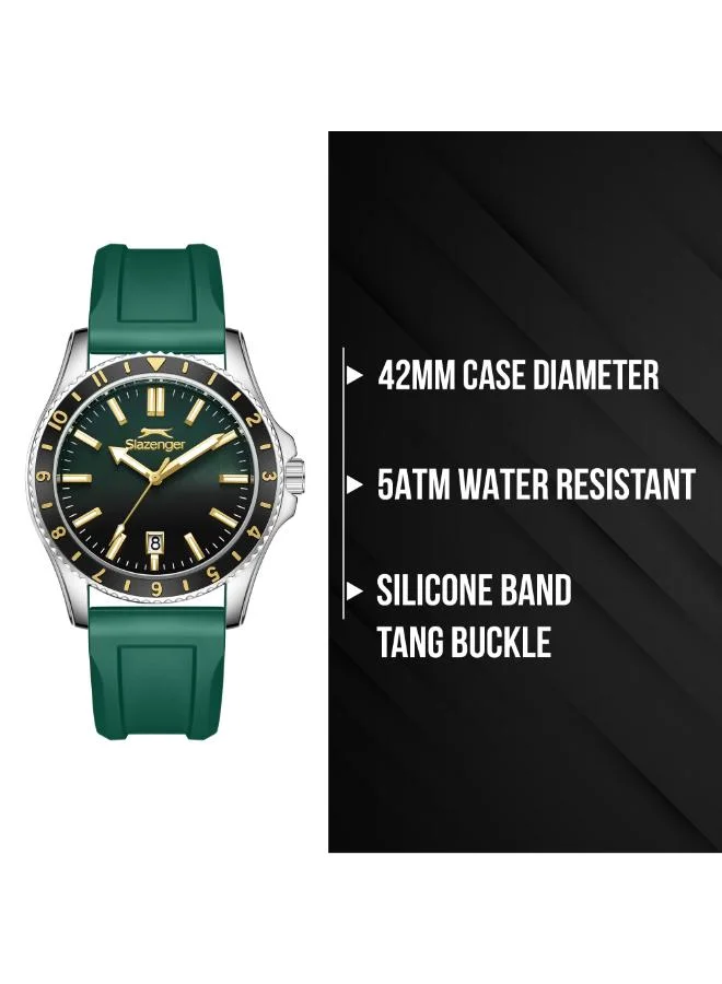 Slazenger  Men's Silicone Analog Watch SL.9.2531.1.04 - 42 mm for Men | Best Price UAE