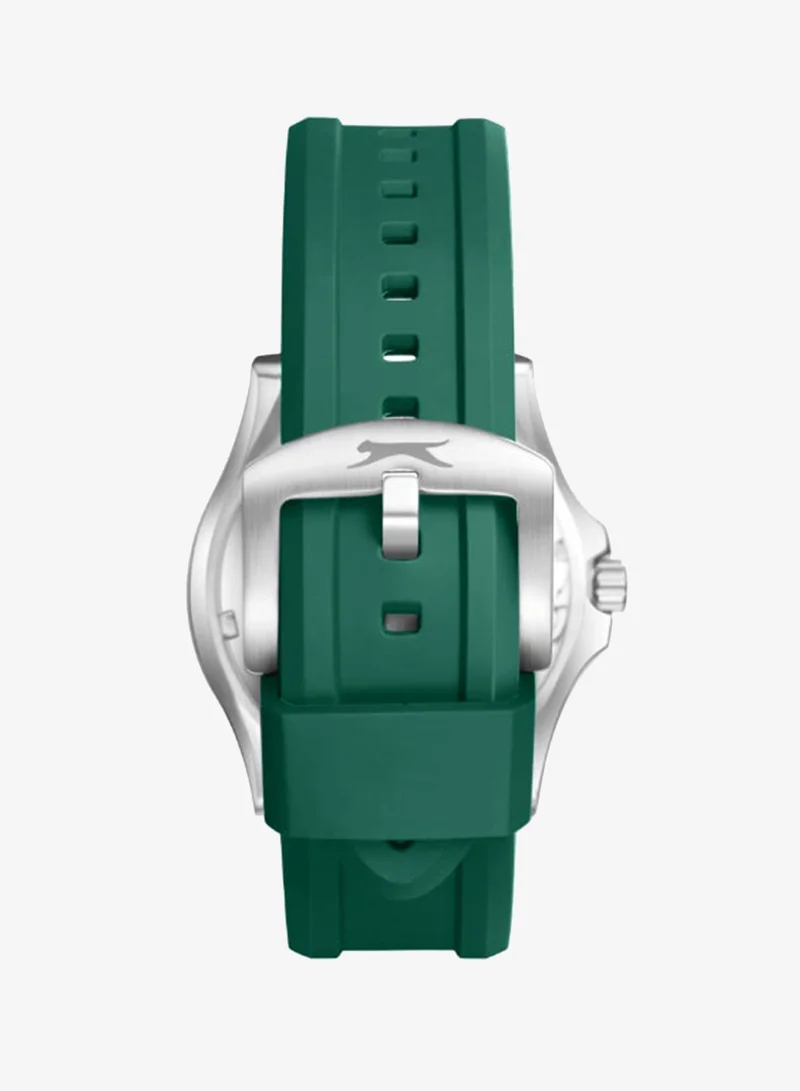 Slazenger Dark Green Men's Silicone Analog Watch SL.9.2531.1.04 - 42 mm for Men | Best Price UAE