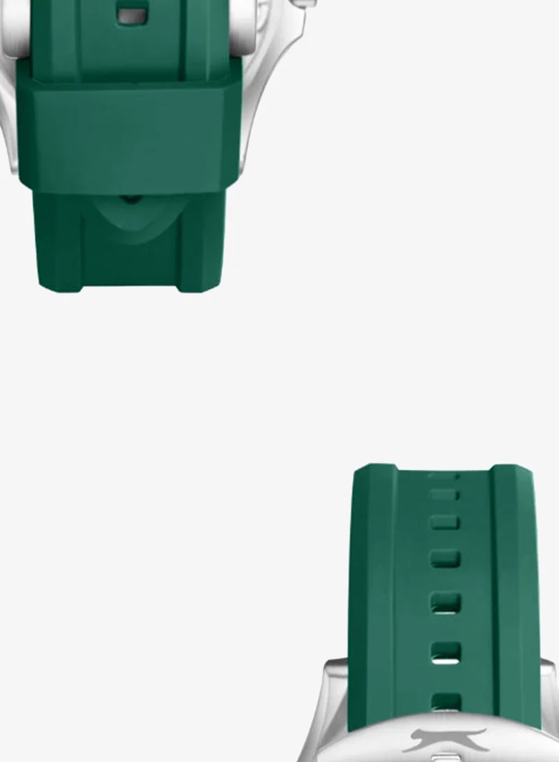 Slazenger Dark Green Men's Silicone Analog Watch SL.9.2531.1.04 - 42 mm for Men | Best Price UAE