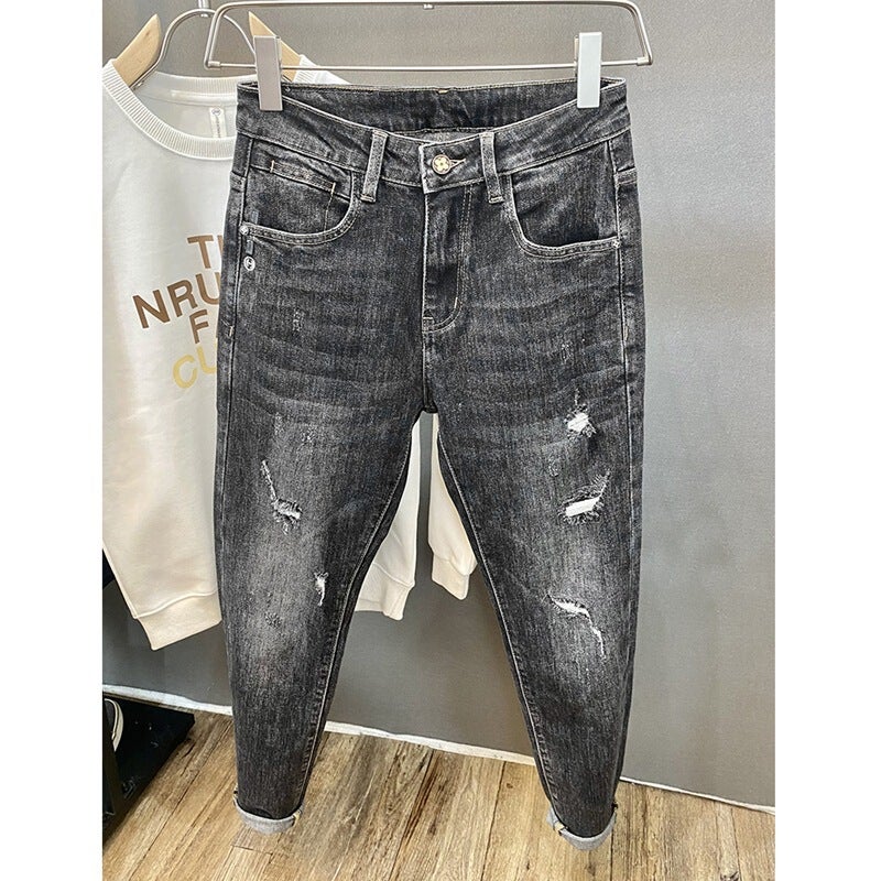 Unisex Classic Denim Jeans Loose Fit Daily Outdoor Wear - Image 2