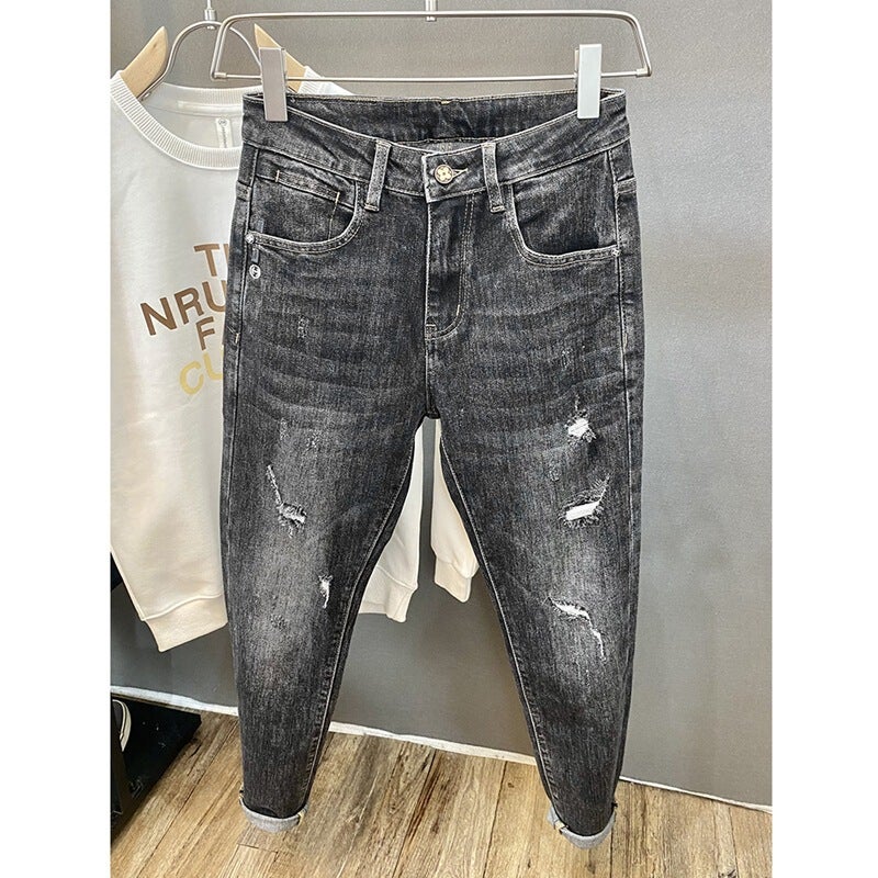 Unisex Classic Denim Jeans Loose Fit Daily Outdoor Wear - Image 1