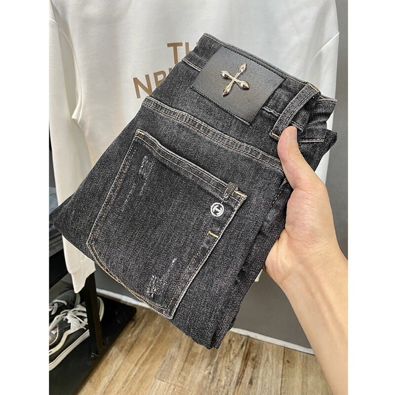 Unisex Classic Denim Jeans Loose Fit Daily Outdoor Wear - Image 4