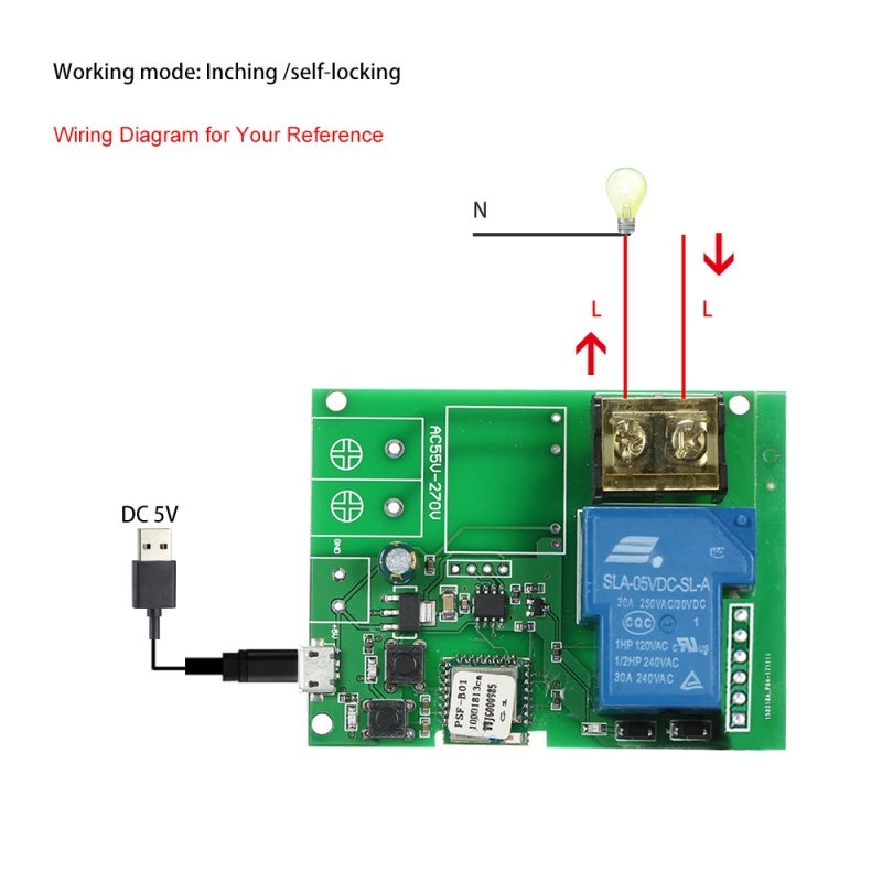 WiFi Smart Wireless Switch - Green With WiFi Network Support, Status Tracking, 8 Timers Remote Control for Smart Home Appliance Control - Image 3