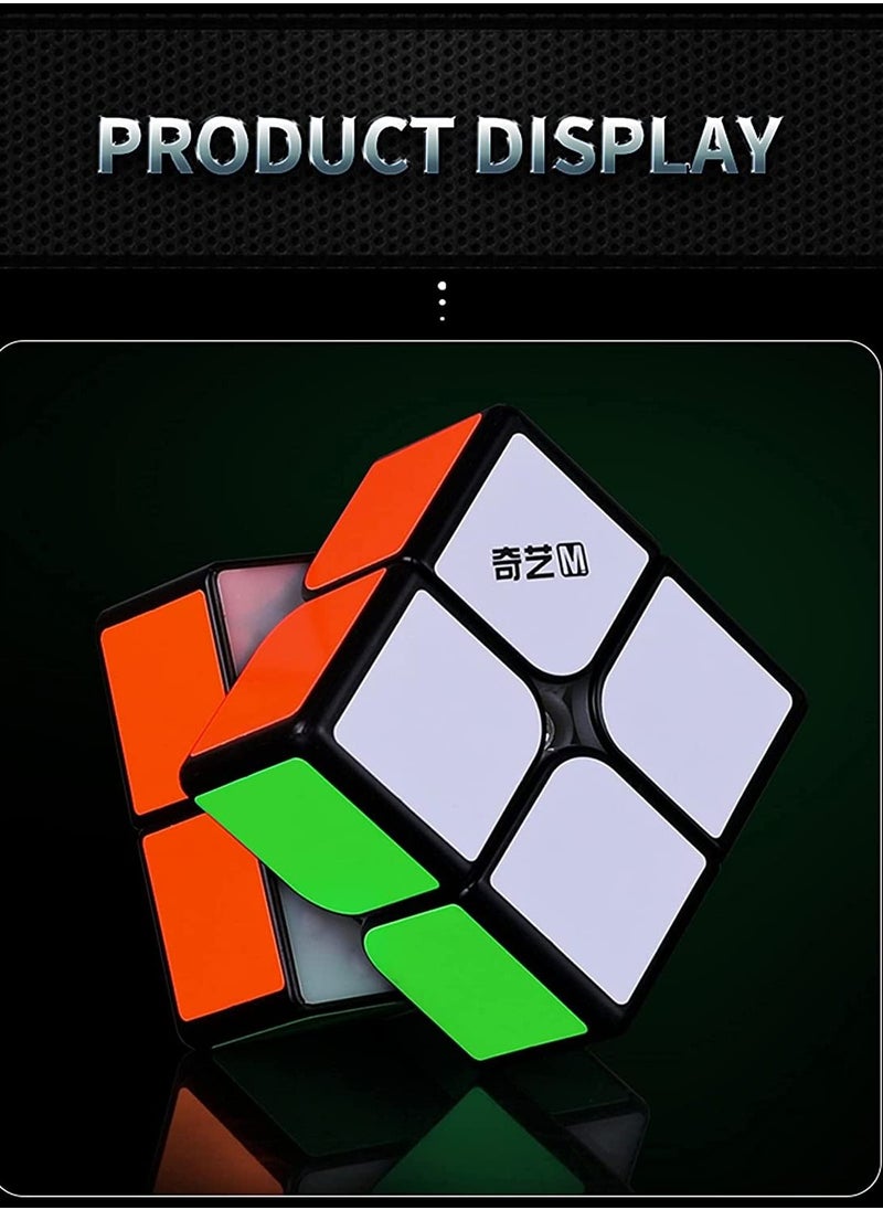 QiYi - Qiyi MS 2X2 Magnetic Speedcube Stickered Cube - Image 1