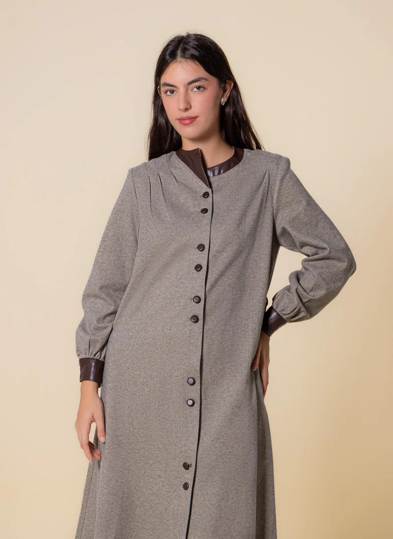 SHAPES DETAILED TEXTURED COAT SET