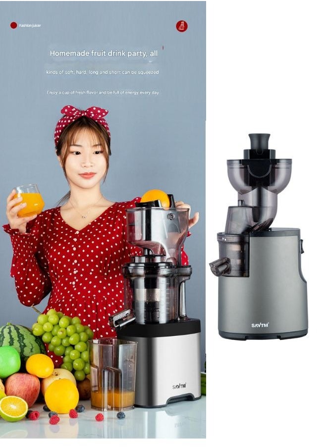 SAVTM Slow Juicer | 500ml Capacity | 250W Motor | Stainless Steel | 48 RPM | Cold Press Juicer  - Image 3