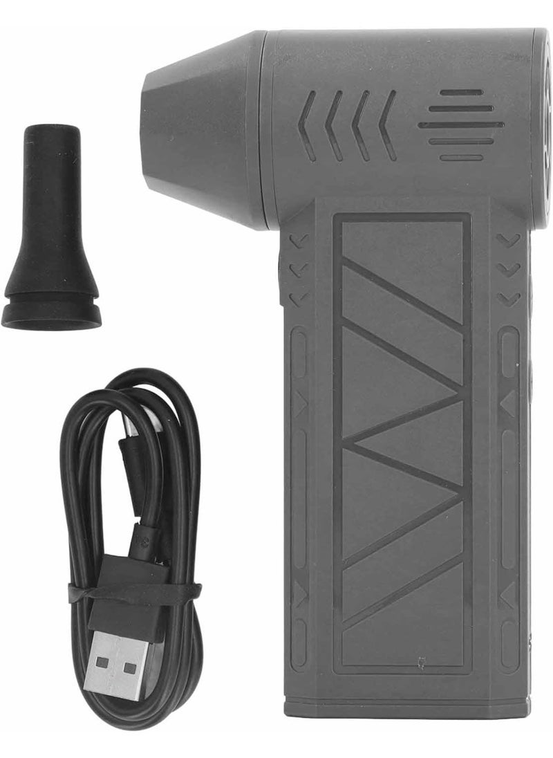 إلترازون Jet Dry Mini Blower – 130000 RPM Cordless Air Blower with Adjustable Speeds, Large Battery & Type-C Fast Charging – Rechargeable Portable Jet Fan for Car Drying, Electronics & Dust Cleaning – Black  - Image 1