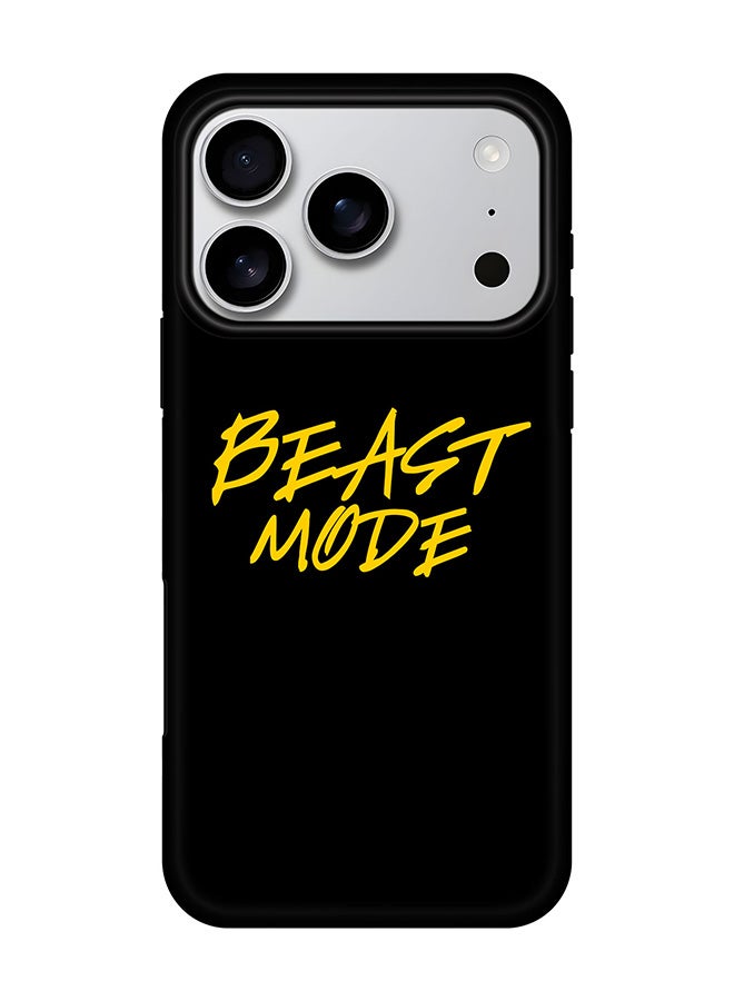 Stylizedd Tough Pro Magnetic Case for iPhone 17 Pro, Dual Layer hybrid PC + TPU Mobile Cover Matte - Beast Mode