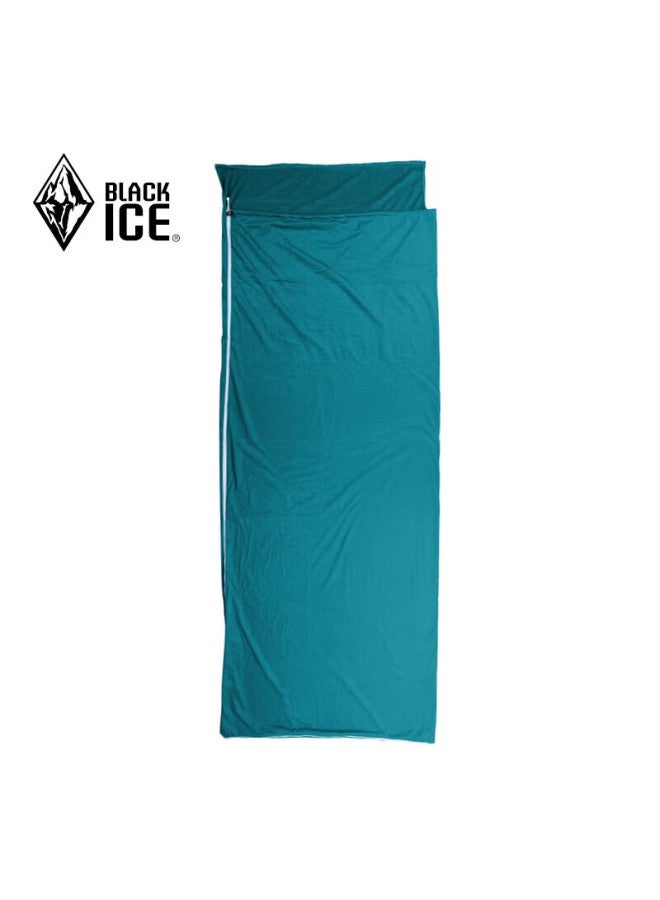 Black Ice Blackice Velvet Sleeping Bag Liner, Portable Travel Sleeping Pad, Hotel Hygiene Bed Cover Z6513, Green, One Size Fits All - Image 4