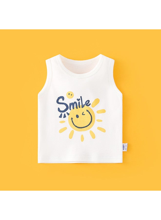 Doxiluka baby Vest Thin Summer Children's Base Layer Pure Cotton Boys & Girls Clothing Cute - Image 2
