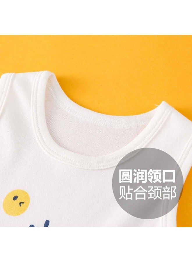 Doxiluka baby Vest Thin Summer Children's Base Layer Pure Cotton Boys & Girls Clothing Cute - Image 5