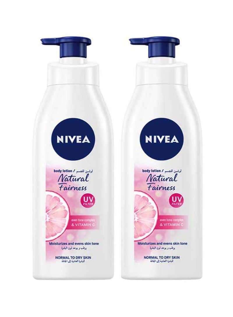 Nivea Natural Fairness Body LotionÂ Pack of 2