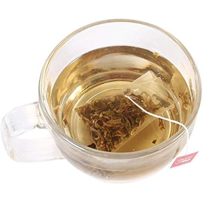 جوتوتوب 100 قطعة من أكياس فلتر الشاي المصنوعة من النايلون الفارغة مع خيط للاستخدام المنزلي للشاي السائب - Image 3