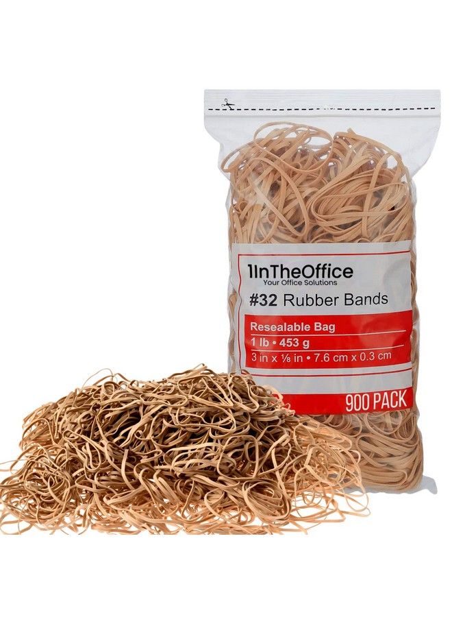 1InTheOffice Rubber Bands Size 32 32 Rubber Bands Beige 32 900 Pack - Image 2