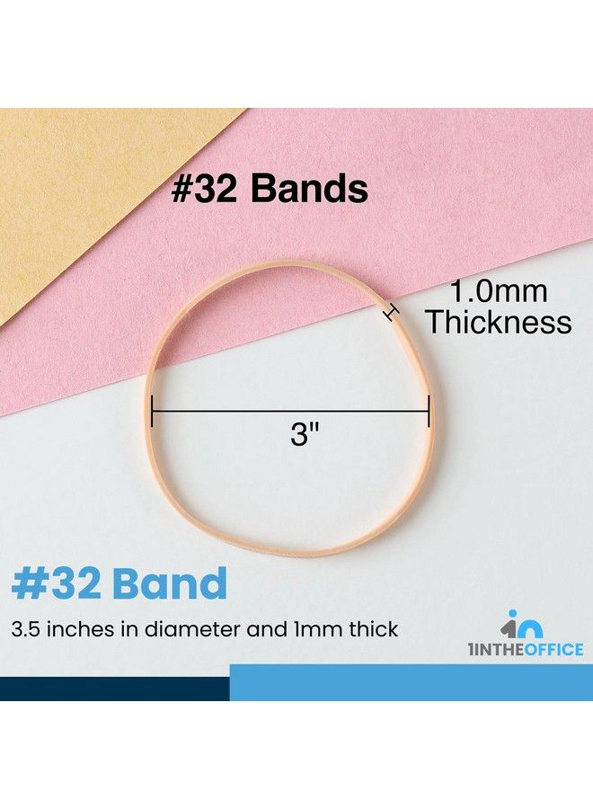 1InTheOffice Rubber Bands Size 32 32 Rubber Bands Beige 32 900 Pack - Image 4
