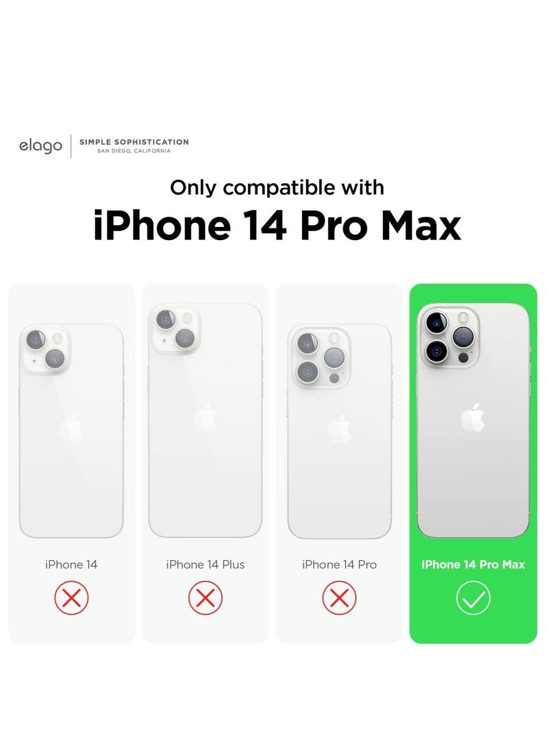 MUNTAQI Magnetic Silicone Case Compatible with MagSafe iPhone 14 Pro Max 6.7 inch - Built-in Magnets, Compatible with All MagSafe Accessories (Stone) - Image 2