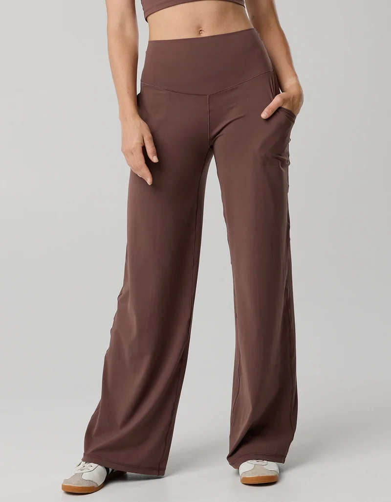 Aerie  OFFLINE By Aerie Real Me XTRA High Waisted Tie Back Trouser for Women | Best Price UAE