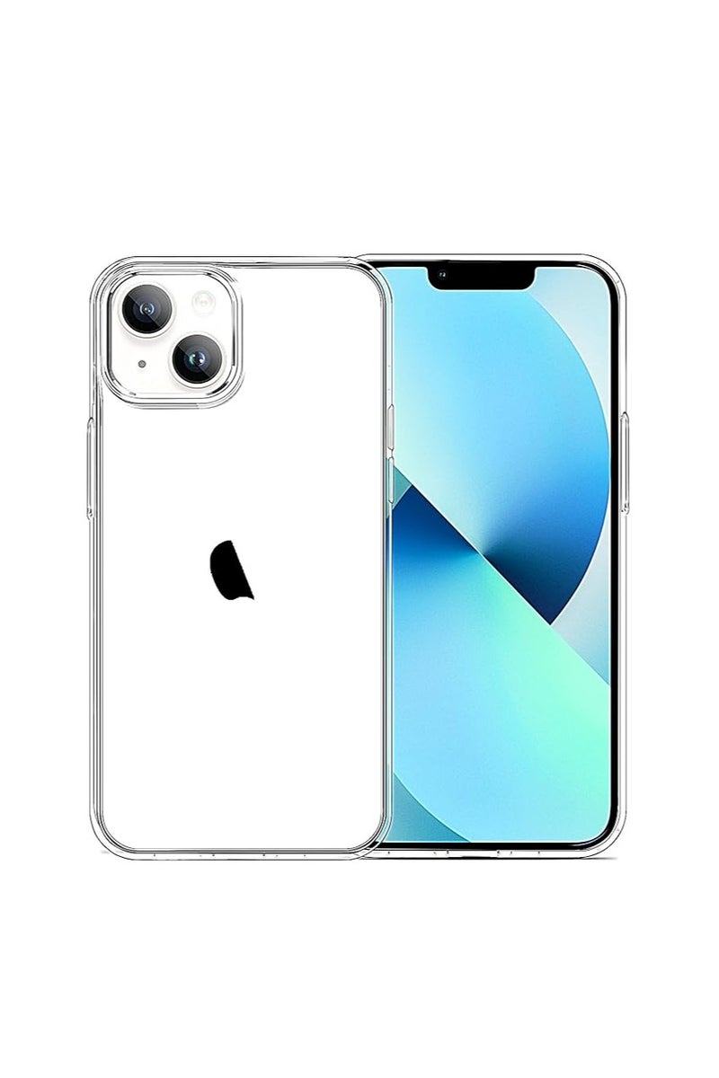 أوكيس جراب شفاف OUCASE لموبايل iPhone 13 / 14 | تصميم نحيف ومميز | مسكة ضد الانزلاق | حماية من الصدمات والخدوش - Image 1
