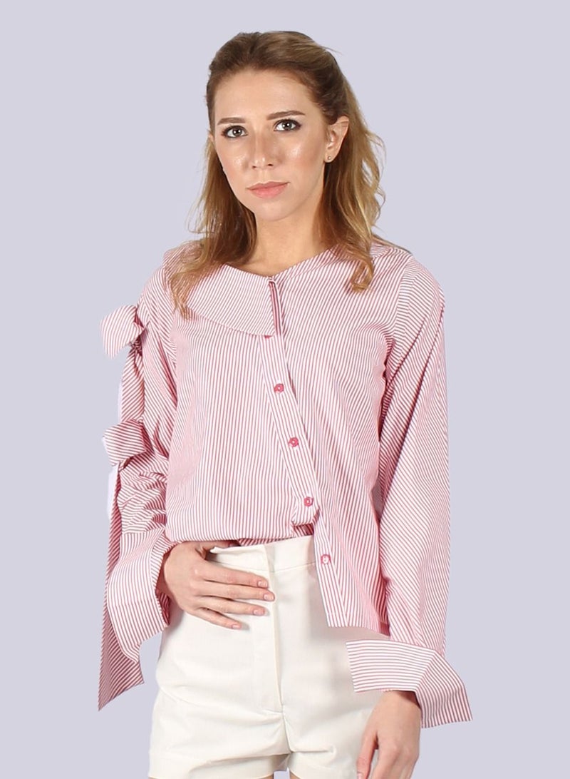 NIVA FASHION HOUSE Charles Street - Casual Red Top  - Image 1
