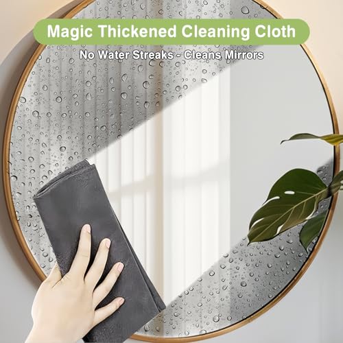 FRAGRANTGARDEN Thickened Magic Cleaning Cloth, Reusable Magic Cleaning Cloths for Glass, Streak Free Microfiber Magic Cleaning Cloth Reusable Rags for Kitchen, Windows, Mirrors, Cars (5) - Image 2