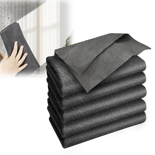 FRAGRANTGARDEN Thickened Magic Cleaning Cloth, Reusable Magic Cleaning Cloths for Glass, Streak Free Microfiber Magic Cleaning Cloth Reusable Rags for Kitchen, Windows, Mirrors, Cars (5) - Image 1
