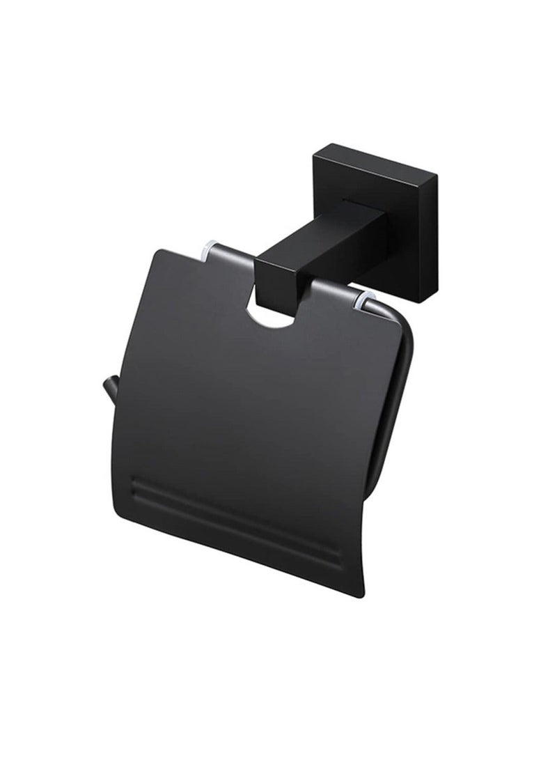 Captaintech Toilet Tissue Roll Dispenser Toilet Roll Holder Bathroom Kitchen Wall Mount Toilet Paper Roll Holder for Bathroom Kitchen Washroom - Image 1