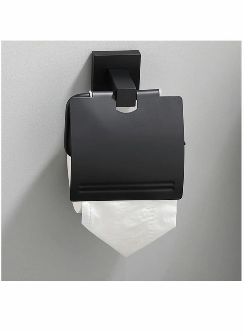Captaintech Toilet Tissue Roll Dispenser Toilet Roll Holder Bathroom Kitchen Wall Mount Toilet Paper Roll Holder for Bathroom Kitchen Washroom - Image 4