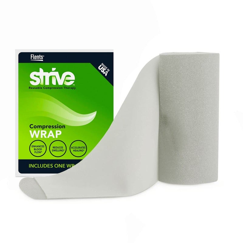 Compression 6x60 Therapy Wrap for Wrist Arm Leg Ankle Elbow Enhances Blood Flow Reduces Swelling Accelerates Healing Taupe Made in The USA