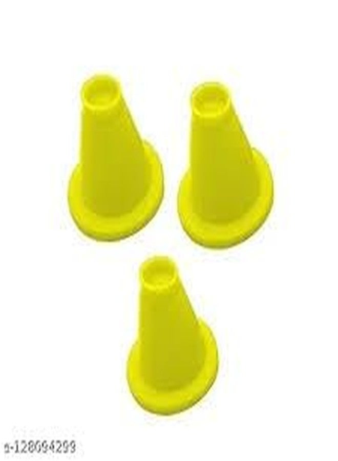 PlayZdict Cricket Batting Tee | Durable Cricket Cone for Batting Practice | Soft PVC Cricket Equipment | Training Marker for Field Practice Pack of 6 - Image 4