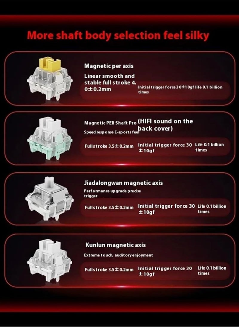 MADLIONS MAD 60 HE RGB 60% Wired Magnetic Switch Mechanical Gaming Keyboard with Adjustable Actuation, 8000 Hz Polling Rate, Rapid Trigger Mode, Hall Effect Switches, for PC/Mac, Black - Image 4