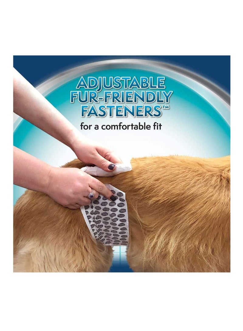 Simple Solution 12 قطعة لفافات للكلاب الذكور القابلة للاستخدام مرة واحدة XS - Image 4