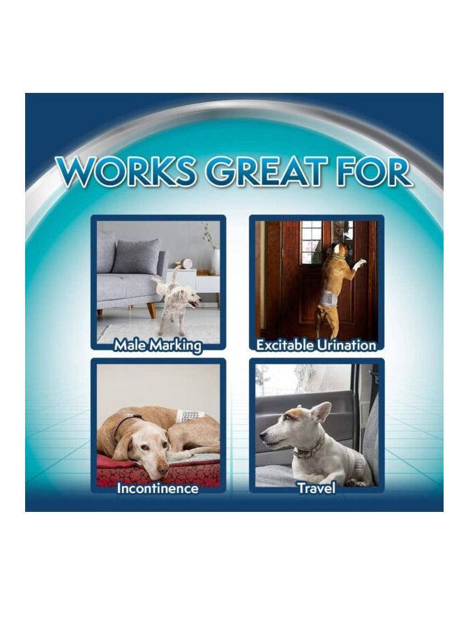 Simple Solution 12 قطعة لفافات للكلاب الذكور القابلة للاستخدام مرة واحدة XS - Image 5