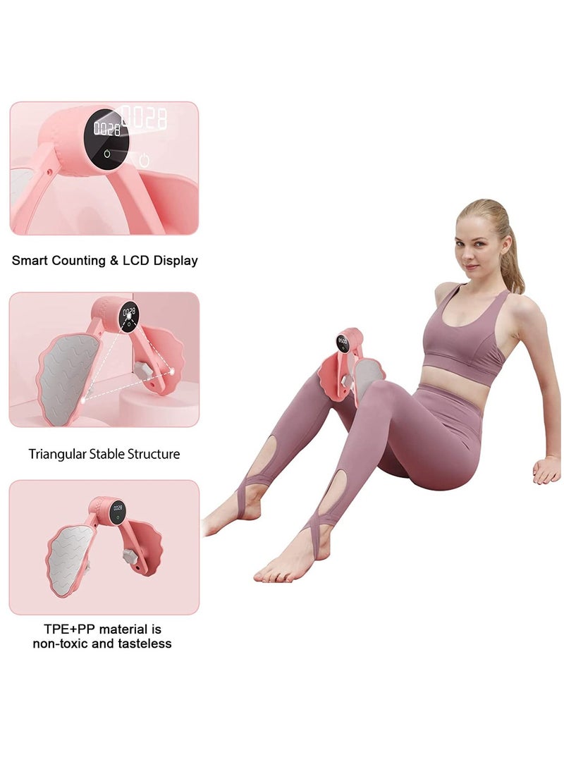 Generic Pelvic Floor Exerciser Strengthener for Women, Muscle Hip Booty Trainer Pro Machine with Counter 3-hole Adjustment Leg Inner Thigh Exercise Equipment Stretcher Toner Master Trainingtool  - Image 3