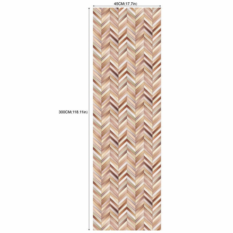 1PC Wood Grain Seamless Wall Sticker Wallpaper Fashion Wall Decal Decorative Sticker for Home Living Room Bedroom (45x300cm) - Image 2