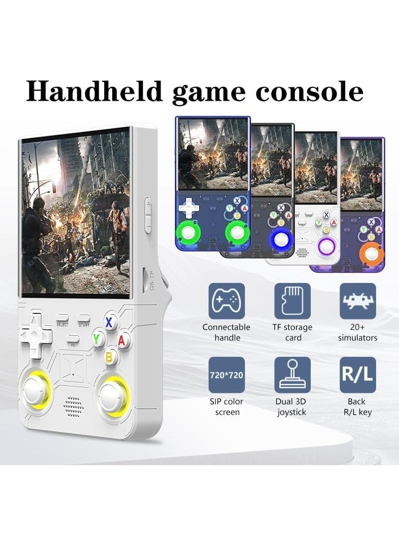 ELTRAZONE R36 Ultra Handheld Game Console – 4.0 Inch IPS HD Display, 128GB Storage, Linux Operating System, 3000mAh Rechargeable Battery, Portable Multimedia Entertainment Device, White - Image 2