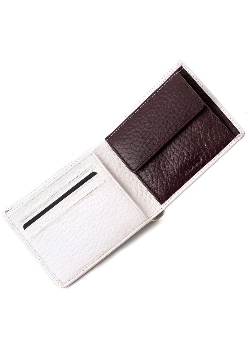 بوس محفظة هوغو بوس الجلدية للرجال ثنائية الطي - Image 3