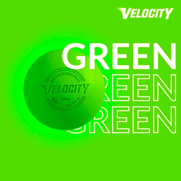 Velocity Practice Lacrosse Balls - 1, 2, 3, 6, 12, 18, 24, 36, 60 and 120 Packs - Official Size and Weight - Lime Green - Image 2