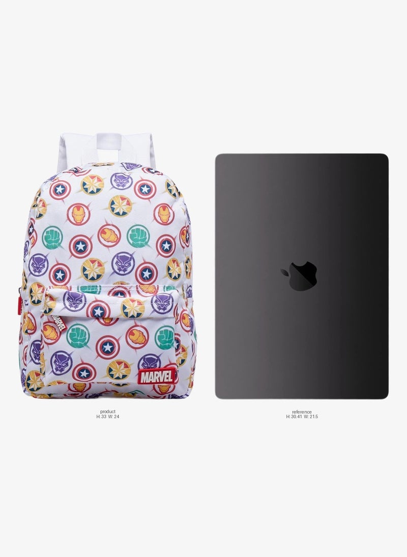 MARVEL School Backpack With Avengers Print - 24x9x33 CM - Image 2