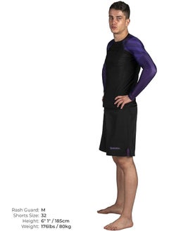 Sanabul  Essential Long Sleeve Compression Shirts For Men | Mma Bjj Athletic Compression Shirt | Men Cross Training Rashguard (Small, Purple)  - Image 4