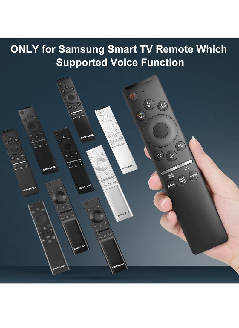 ELTRAZONE Voice Remote Control for Samsung Smart TV QLED UHD Curved Frame 4K 8K Q60 Q70 Q80 Q90 8 Series 9 TU8000 AU8000 CU7000 CU8000 with battery - Image 3