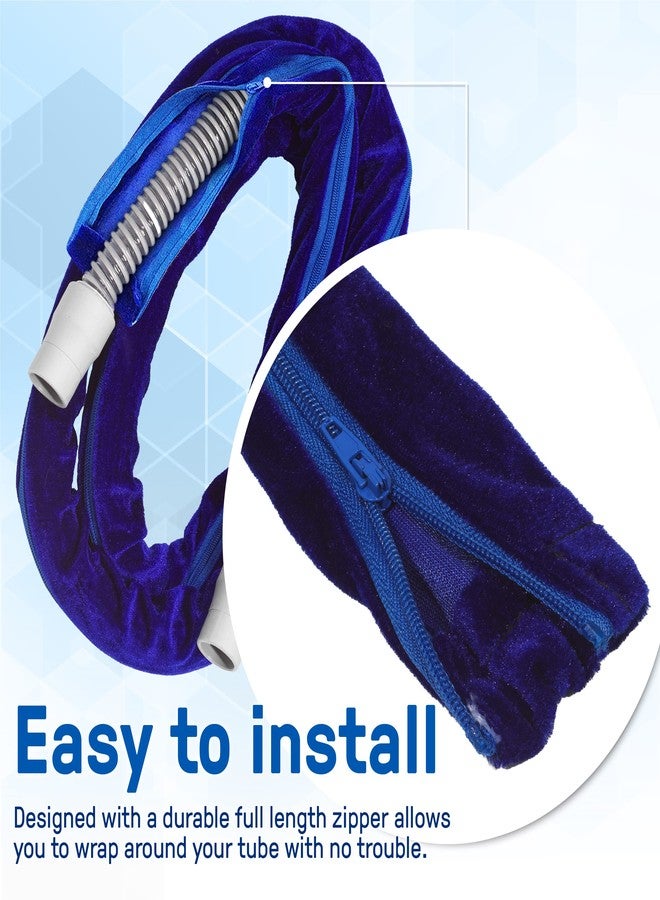 MARS WELLNESS CPAP Tube Hose Cover - Wrap Fleece Skin - Full Length Zipper Cpap Hose Cover - Prevent Rainouts (6 Foot) - Image 4